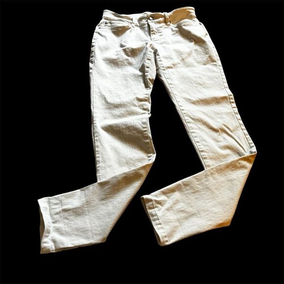 Eileen Fisher White Skinny Jeans | Sz. 4 | EUC | Comfortable and Classic - Picture 2 of 8